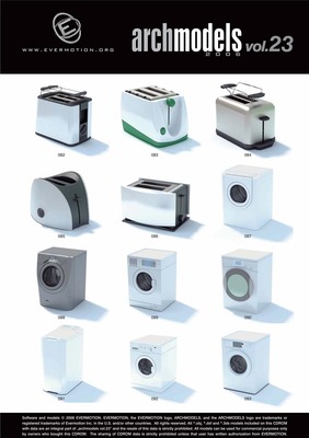 98种家用电器电子产品C4D模型资源库